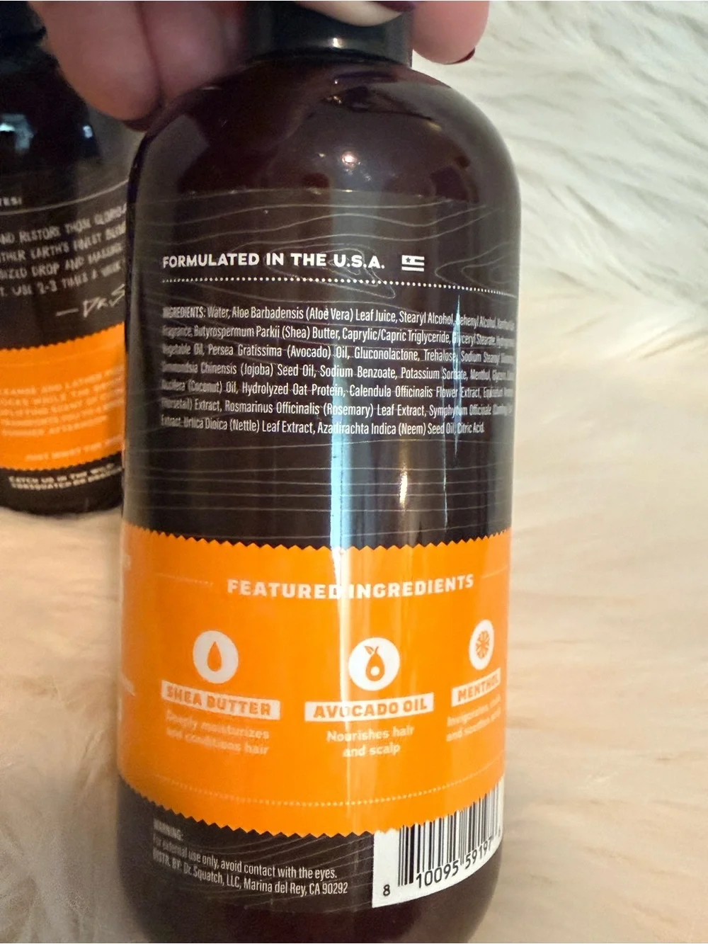 Dr.Squatch Summer Citrus Men's Shampoo & Conditioner set